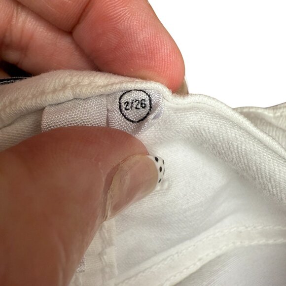 Women's GOOD AMERICAN Good Legs Cropped Straight Leg Jeans GAGLC403 | Size 2/26 - Picture 8 of 15